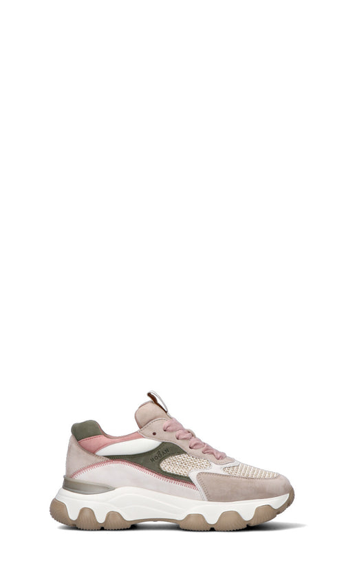 DSQUARED2 Sneaker donna beige/rosa/verde