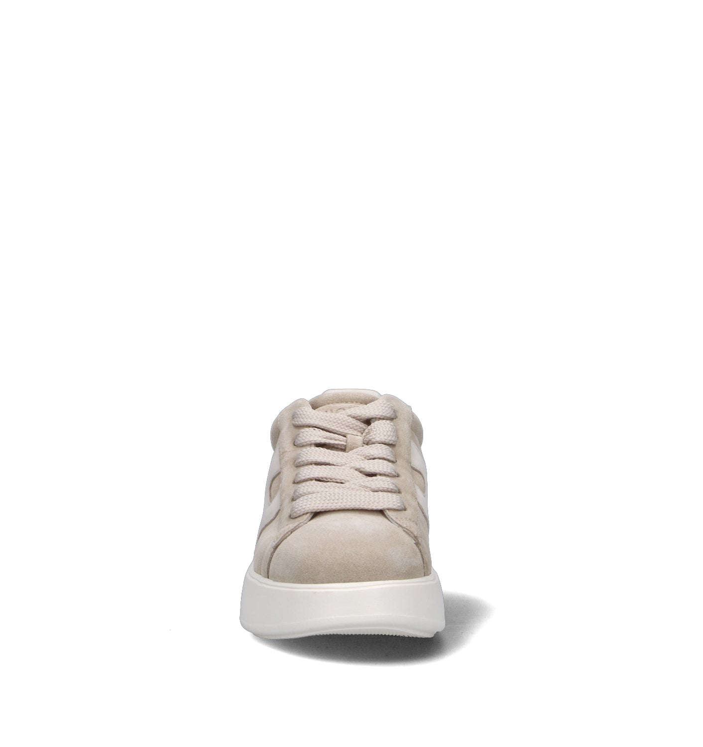 HOGAN REBEL Sneaker donna beige in suede