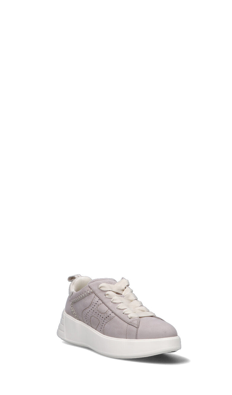 HOGAN Sneaker donna grigia/bianca in pelle