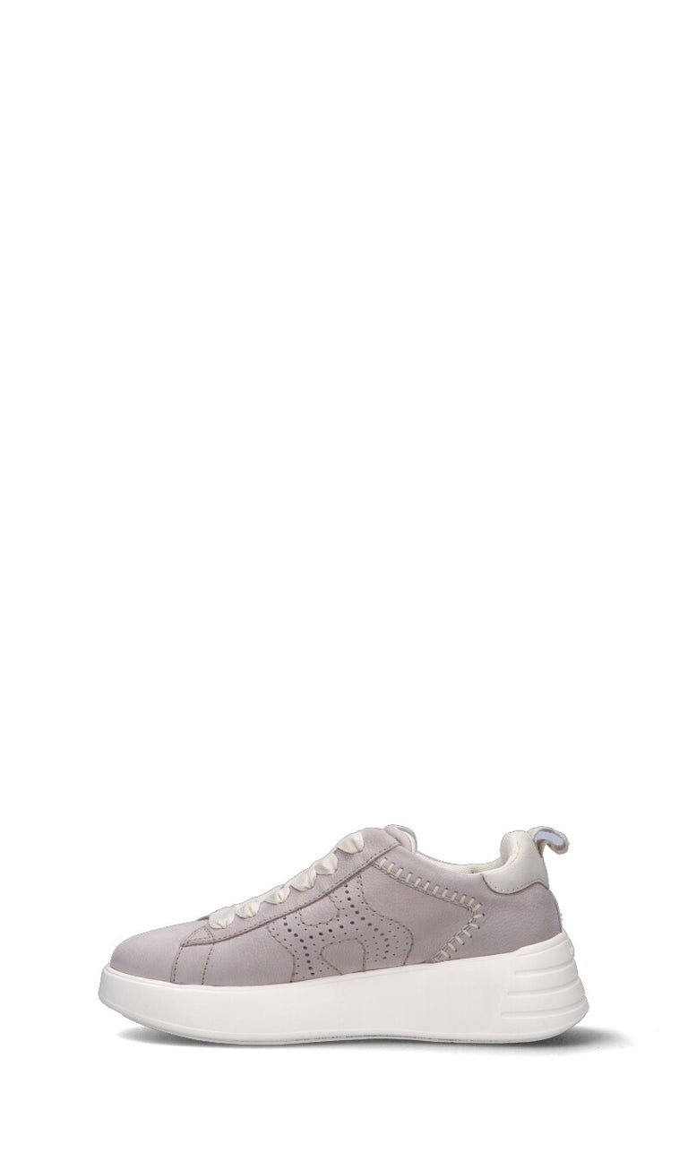 HOGAN Sneaker donna grigia/bianca in pelle