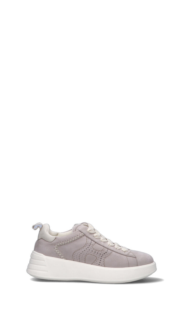 HOGAN Sneaker donna grigia/bianca in pelle