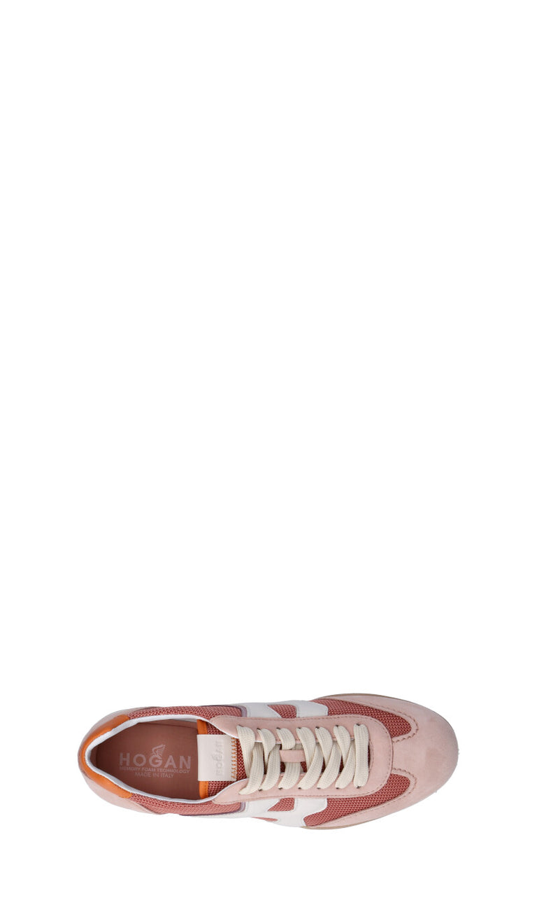 HOGAN Sneaker donna rosa/arancio
