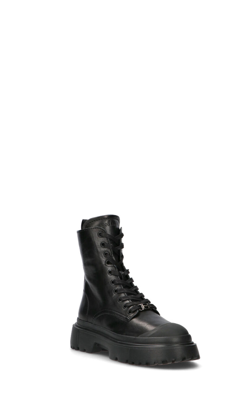 HOGAN Anfibio donna nero in pelle