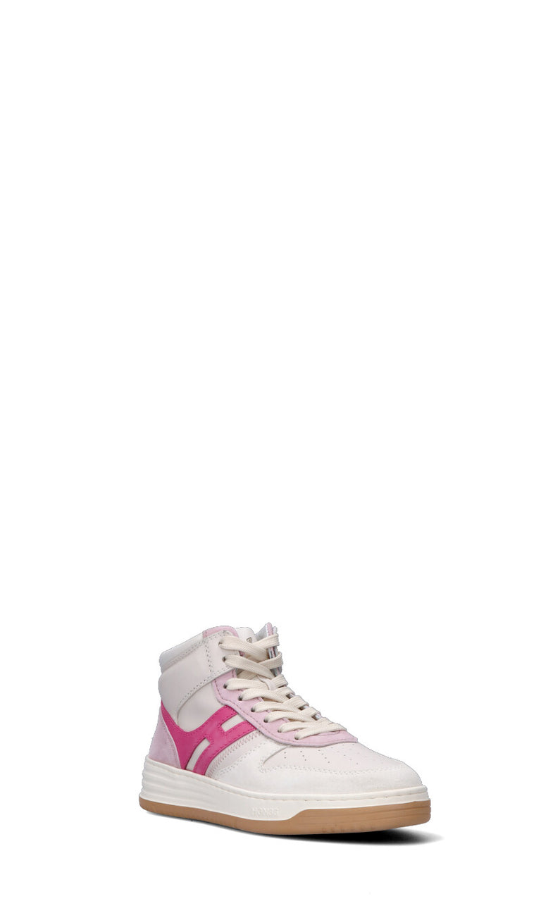 HOGAN Sneaker donna panna/rosa in pelle