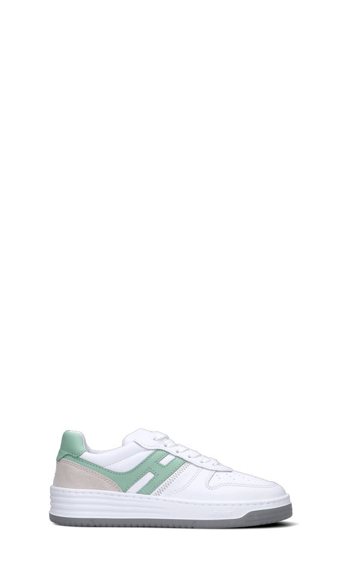 HOGAN Sneaker donna bianca/acquamarina in pelle