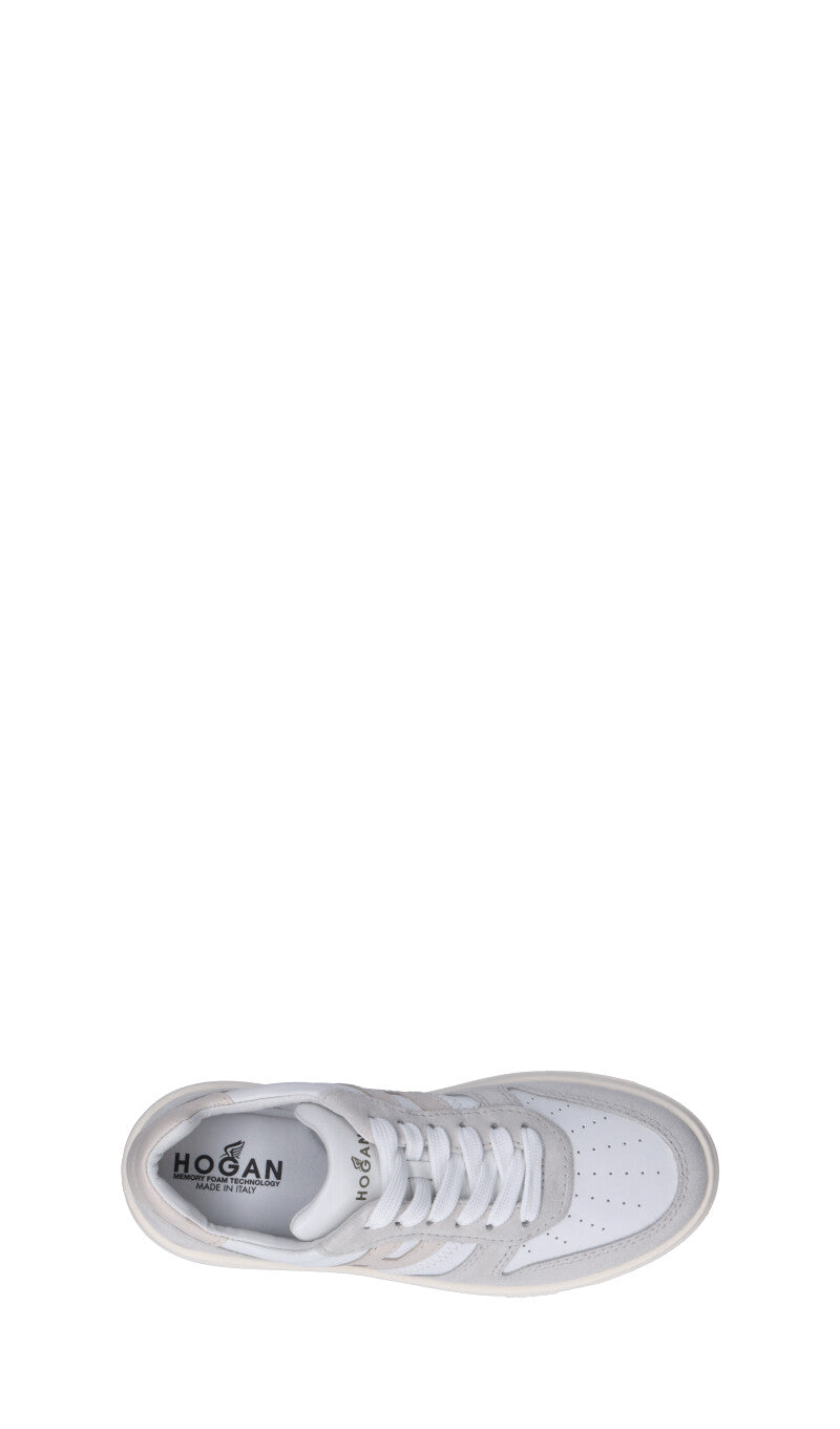 HOGAN Sneaker donna bianca in suede