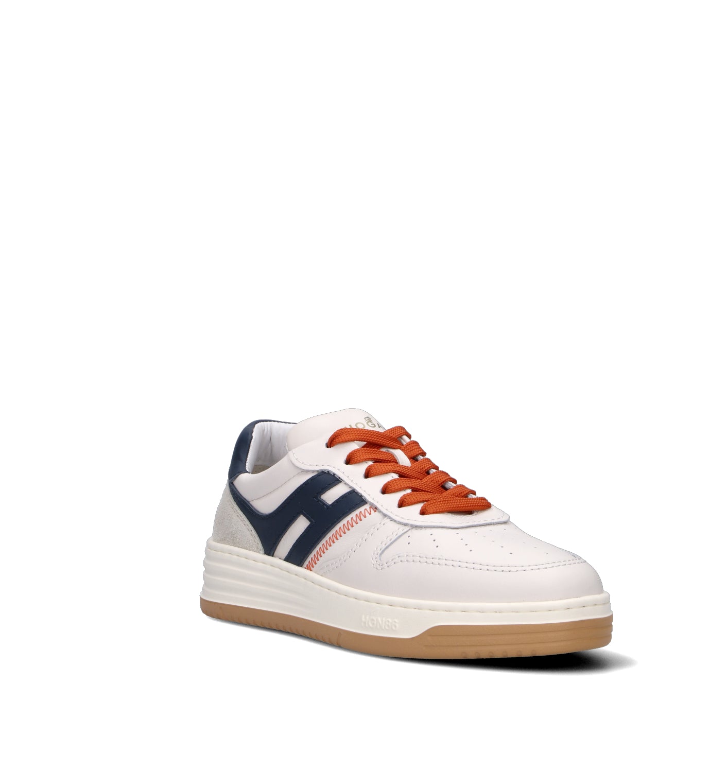 HOGAN Sneaker donna bianca/blu in pelle