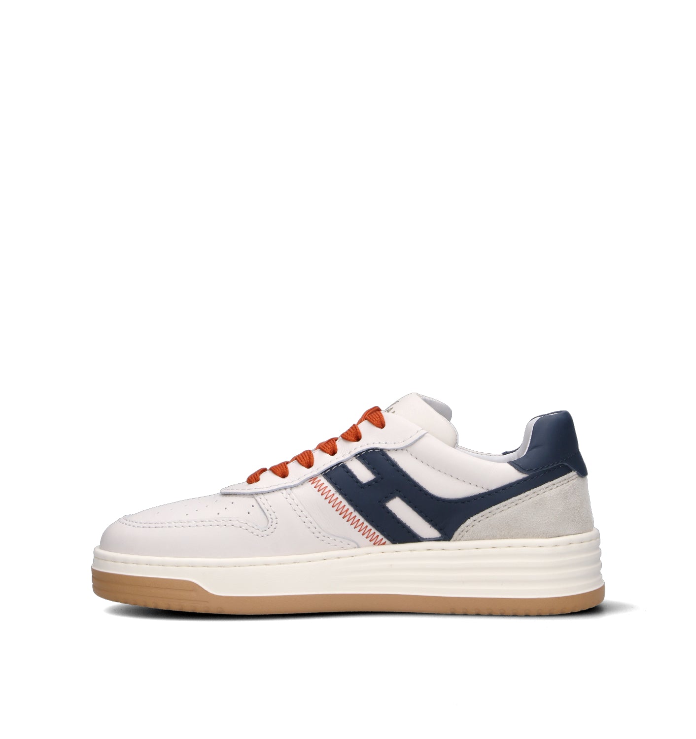 HOGAN Sneaker donna bianca/blu in pelle