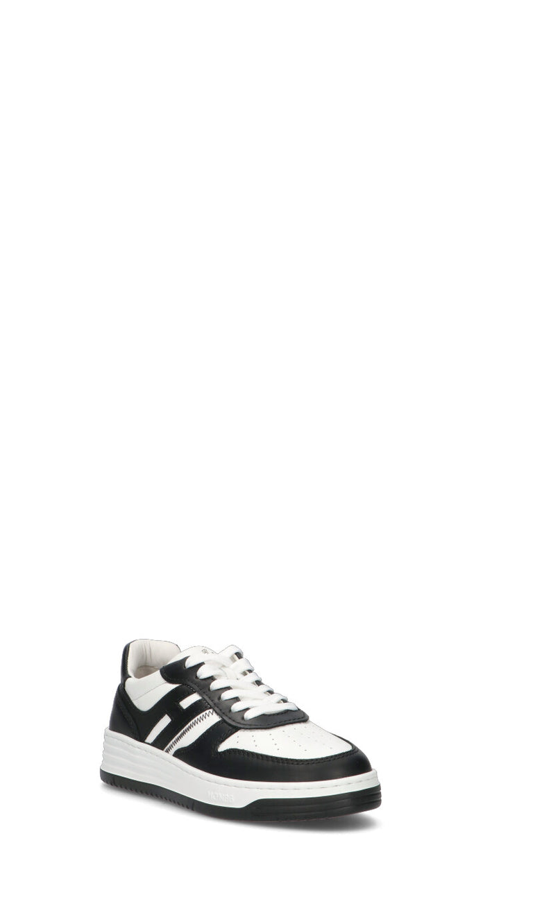 HOGAN - H630 Sneaker donna nera/bianca in pelle