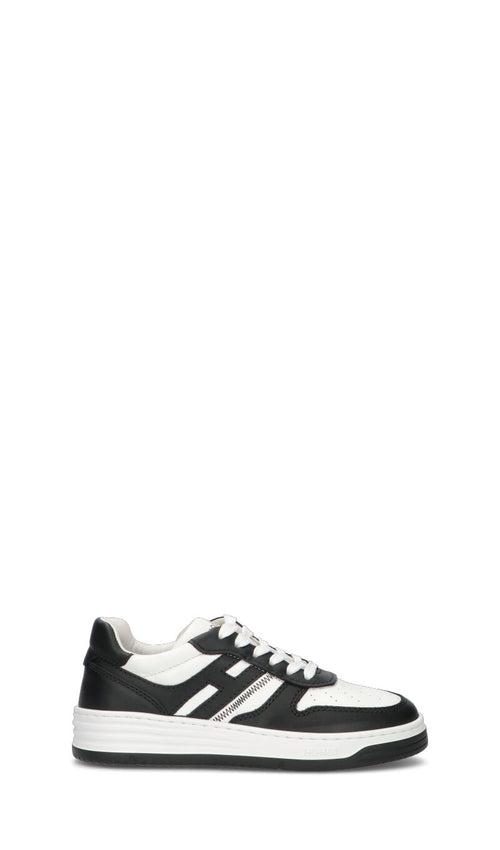 HOGAN - H630 Sneaker donna nera/bianca in pelle