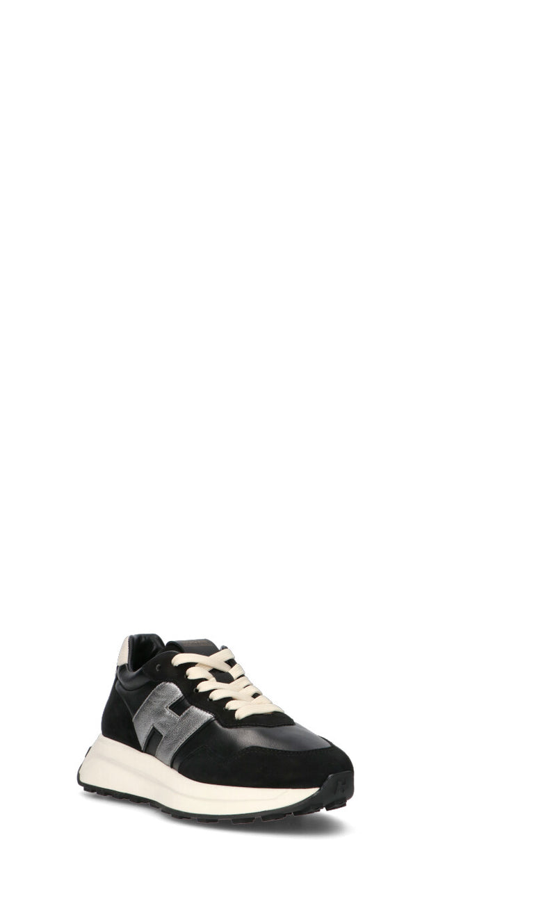 HOGAN - H641 Sneaker donna nera in suede
