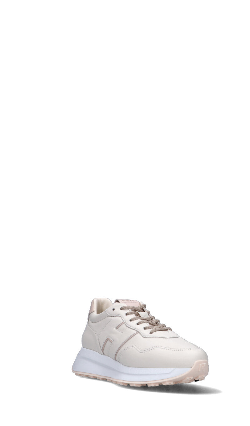 HOGAN Sneaker donna panna in pelle