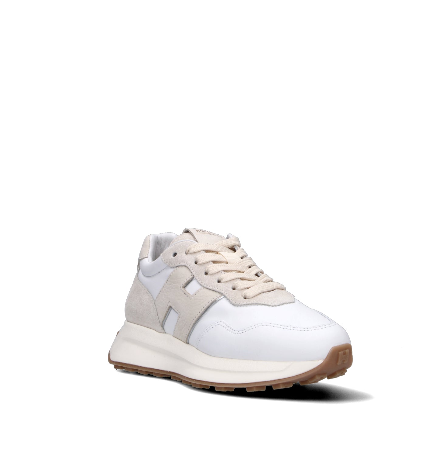 HOGAN Sneaker donna bianca/beige