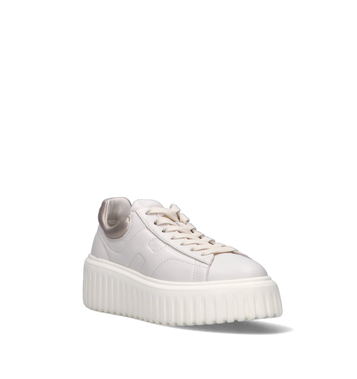 HOGAN Sneaker donna panna in pelle