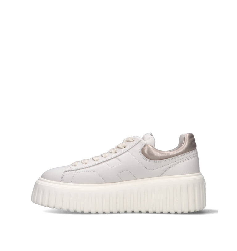 HOGAN Sneaker donna panna in pelle