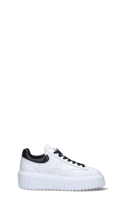 HOGAN - H-STRIPES Sneaker donna bianca/nera in pelle