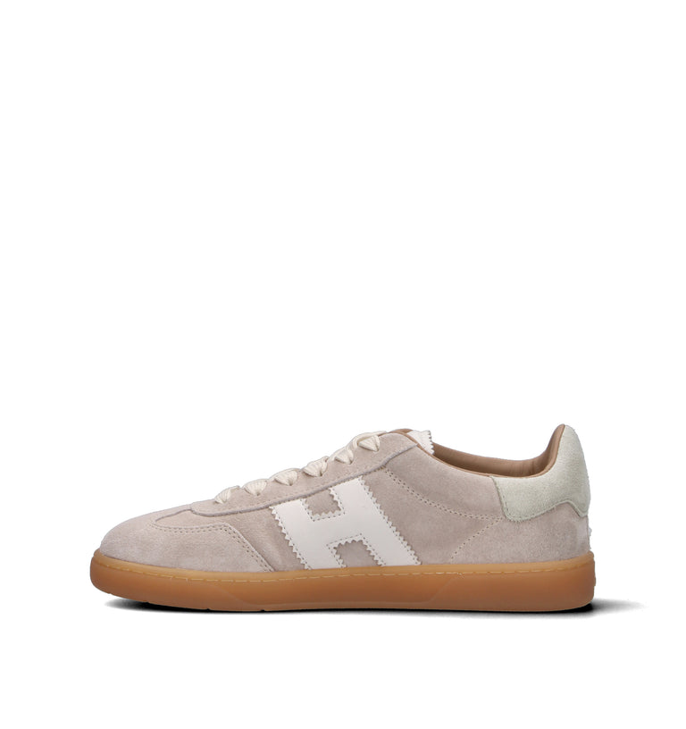 HOGAN COOL Sneaker donna beige in pelle