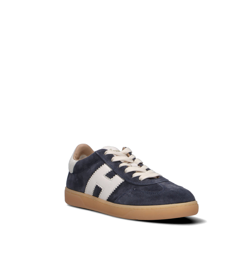 HOGAN COOL Sneaker donna blu in suede