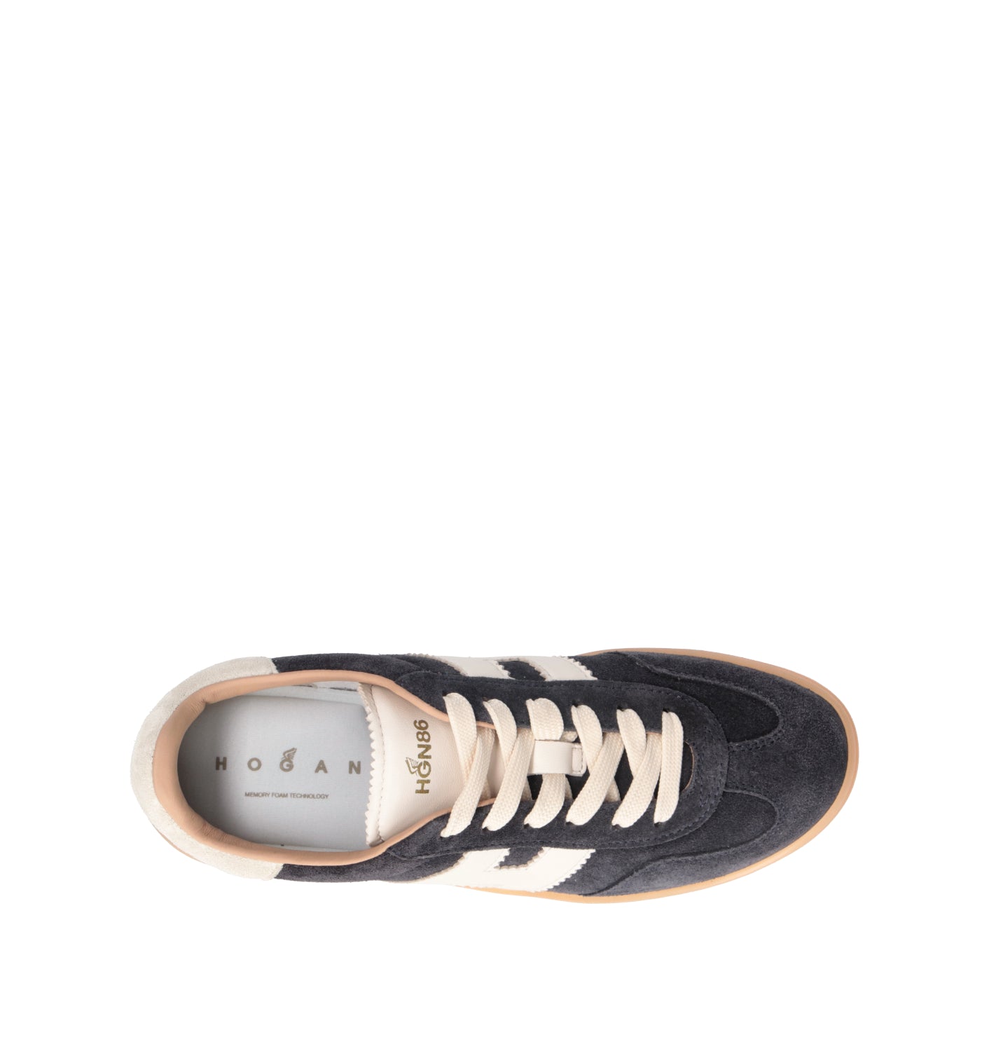 HOGAN COOL Sneaker donna blu in suede