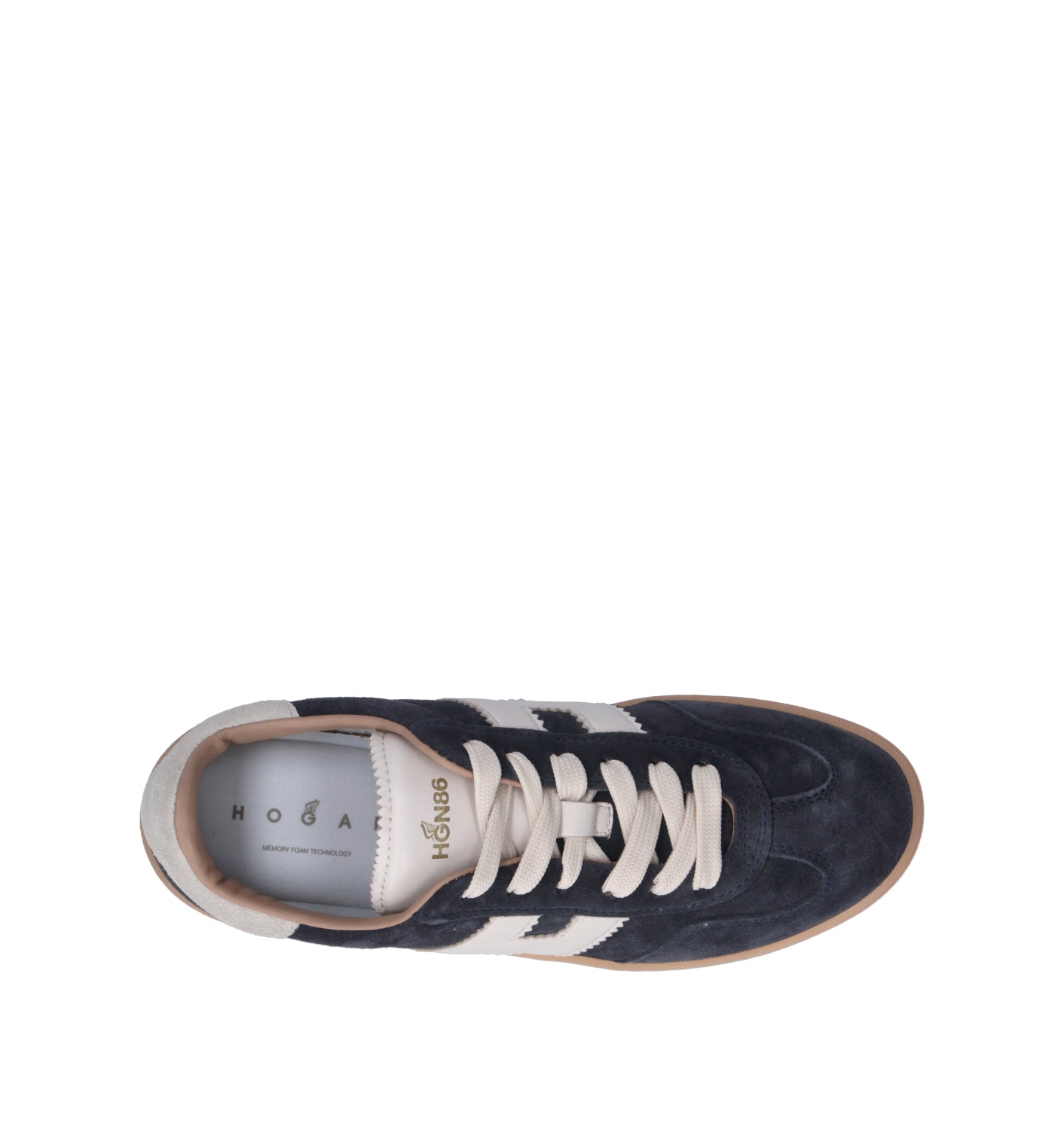 HOGAN COOL Sneaker donna blu in suede