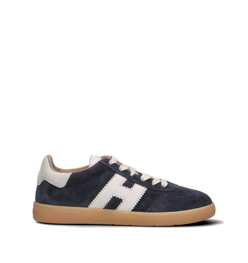 HOGAN COOL Sneaker donna blu in suede
