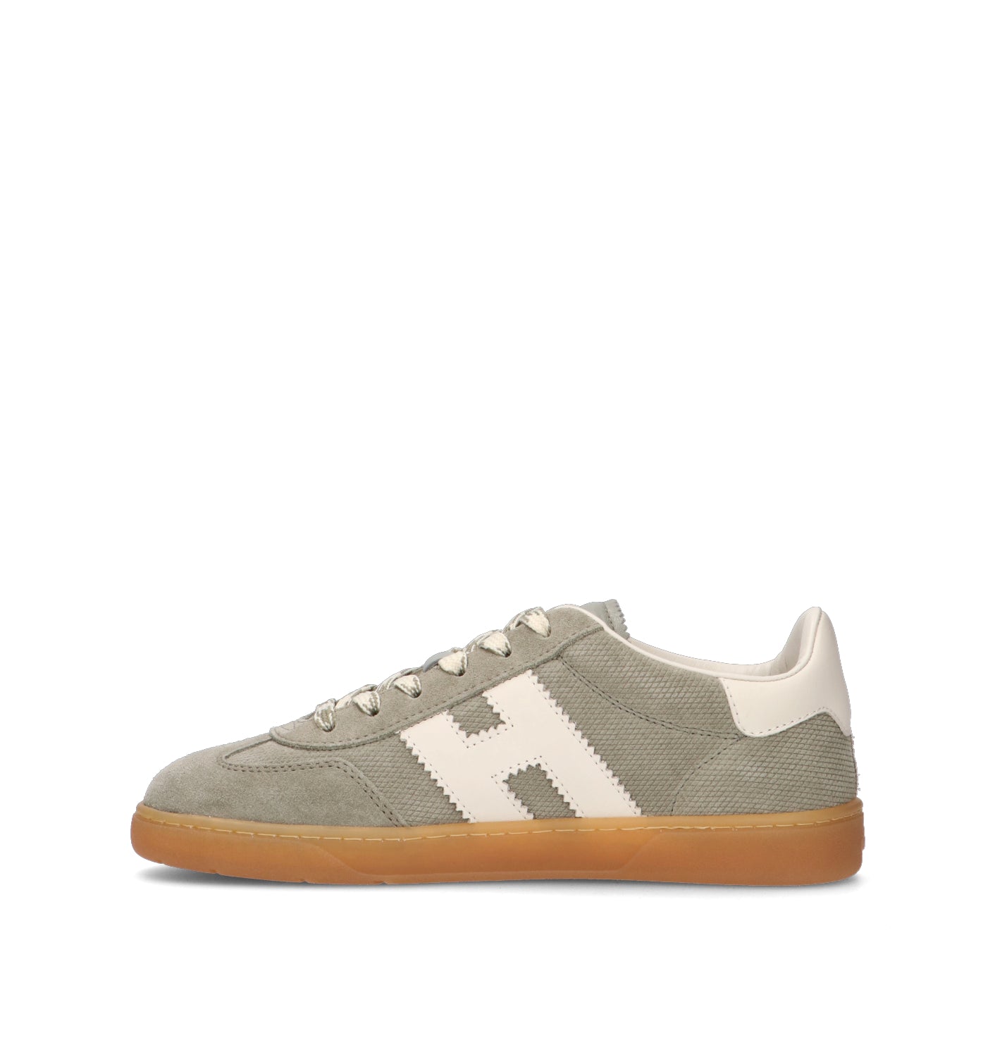HOGAN Sneaker donna oliva in suede