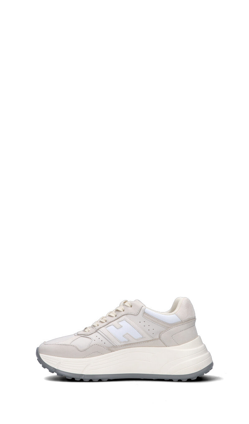 HOGAN Sneaker donna grigia in pelle