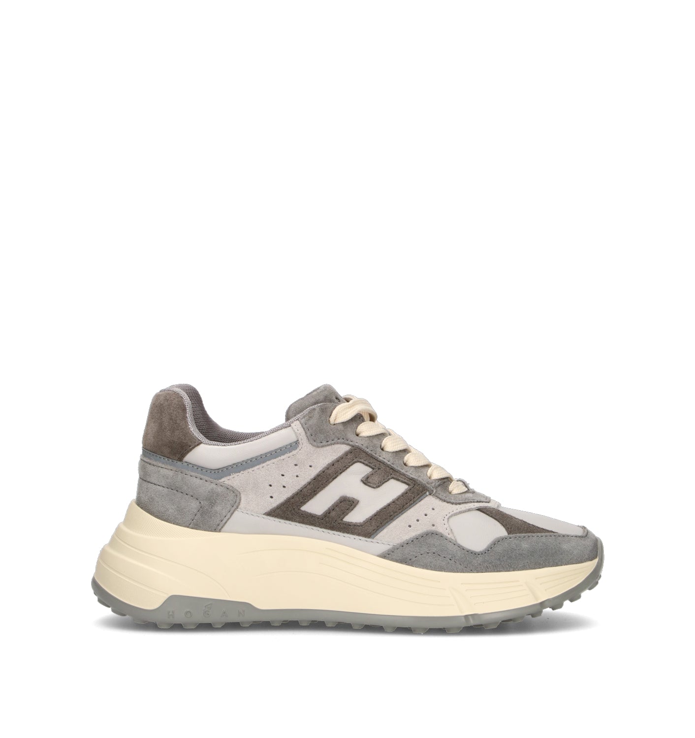 HOGAN Sneaker donna grigia/marrone