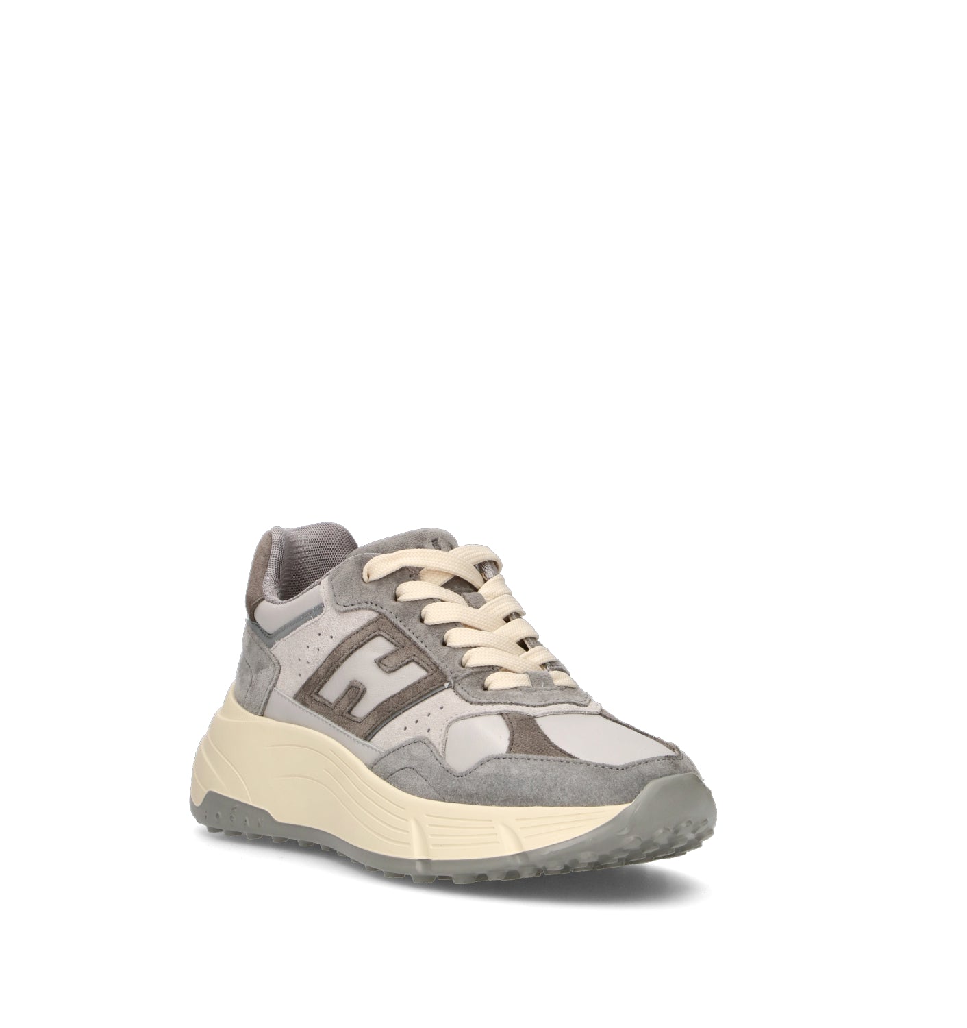 HOGAN Sneaker donna grigia/marrone