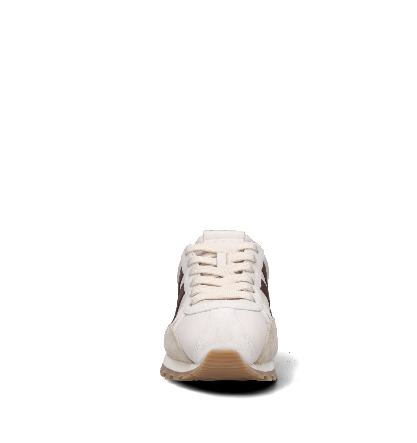 HOGAN 86er Sneaker donna beige/marrone in pelle