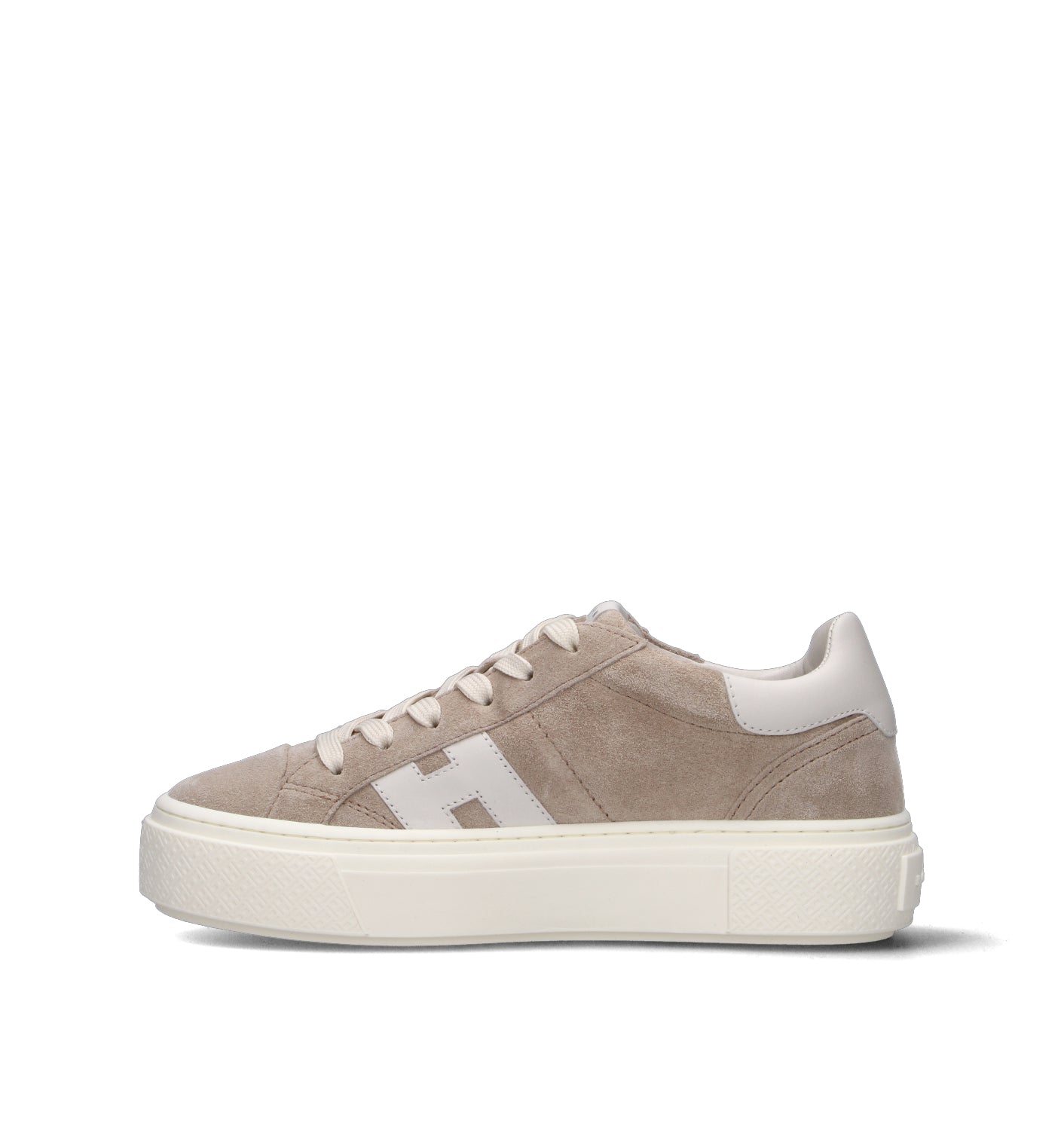 HOGAN CROSSWIND Sneaker donna beige in suede
