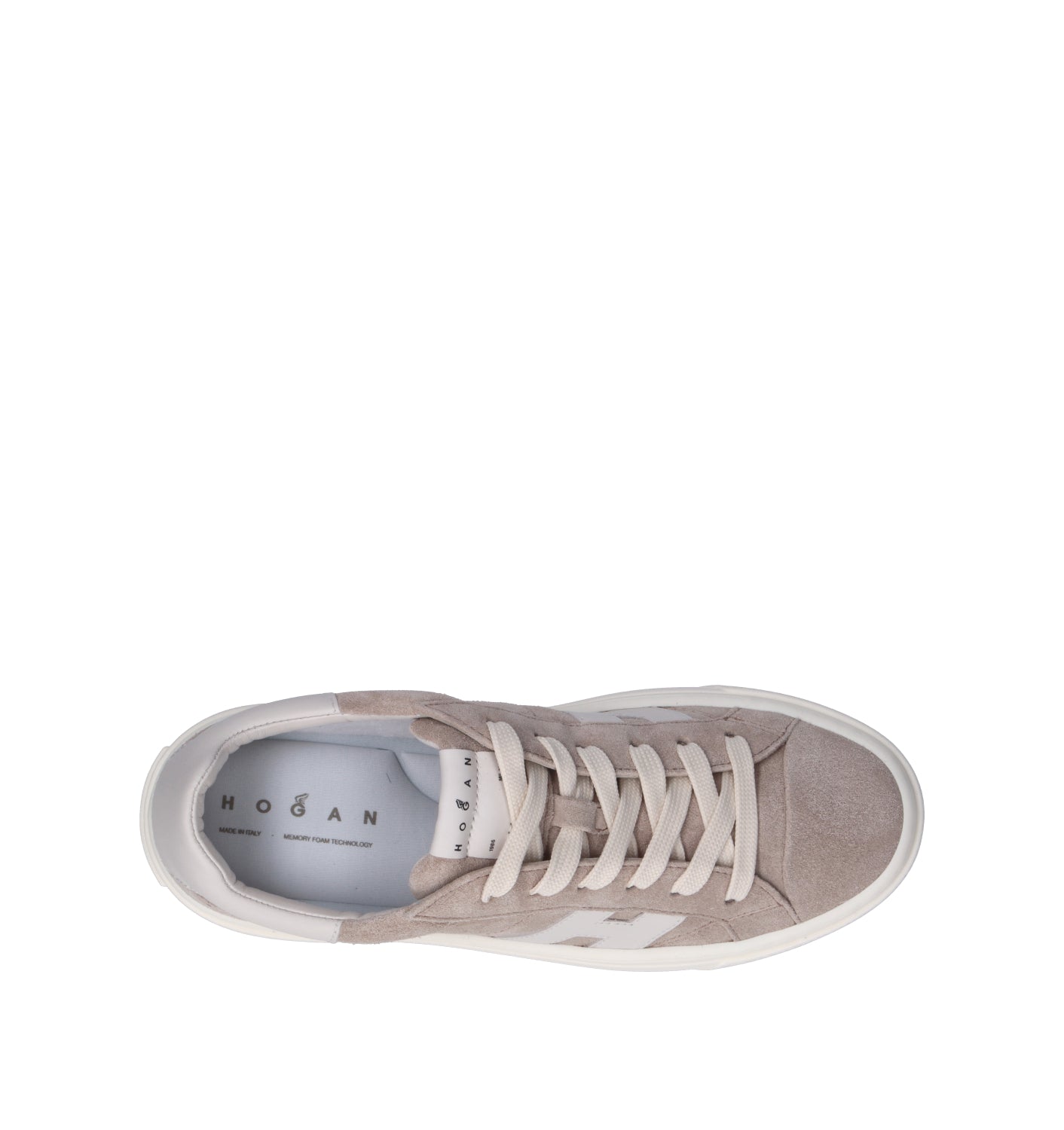 HOGAN CROSSWIND Sneaker donna beige in suede