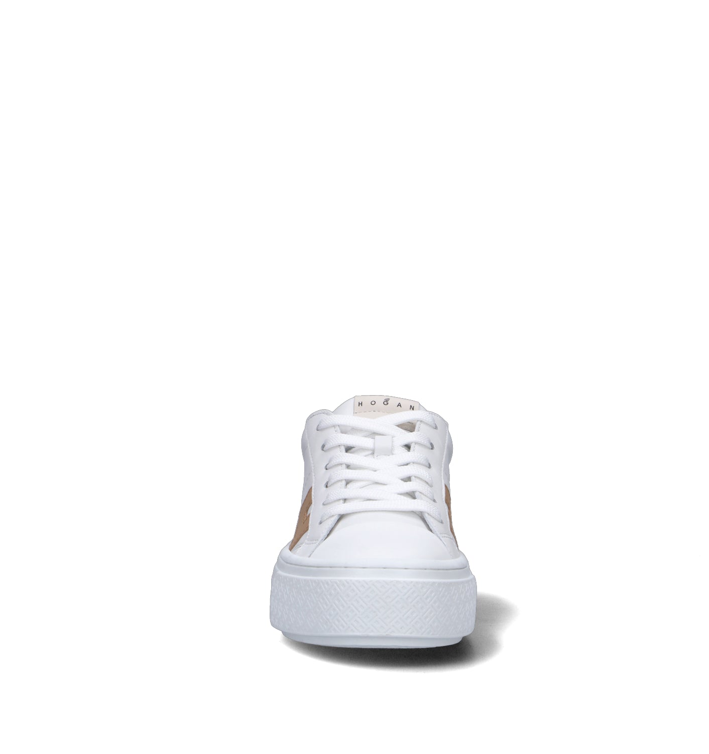 HOGAN CROSSWIND Sneaker donna bianca/beige in pelle