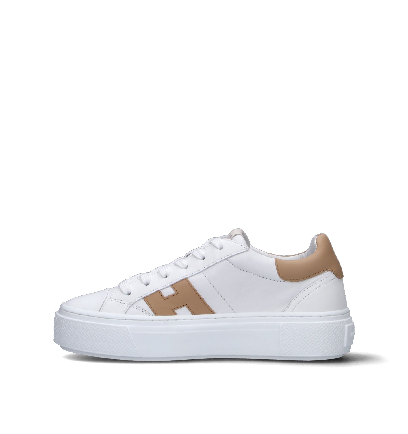 HOGAN CROSSWIND Sneaker donna bianca/beige in pelle