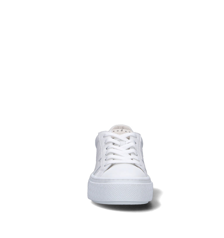 HOGAN CROSSWIND Sneaker donna bianca in pelle