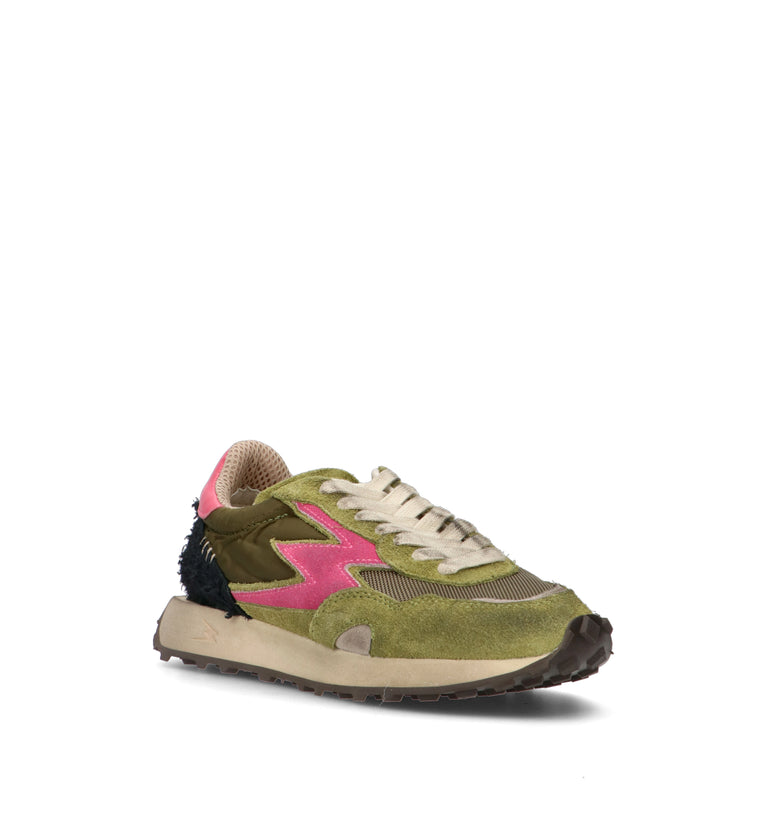 MOACONCEPT Sneaker donna verde/rosa