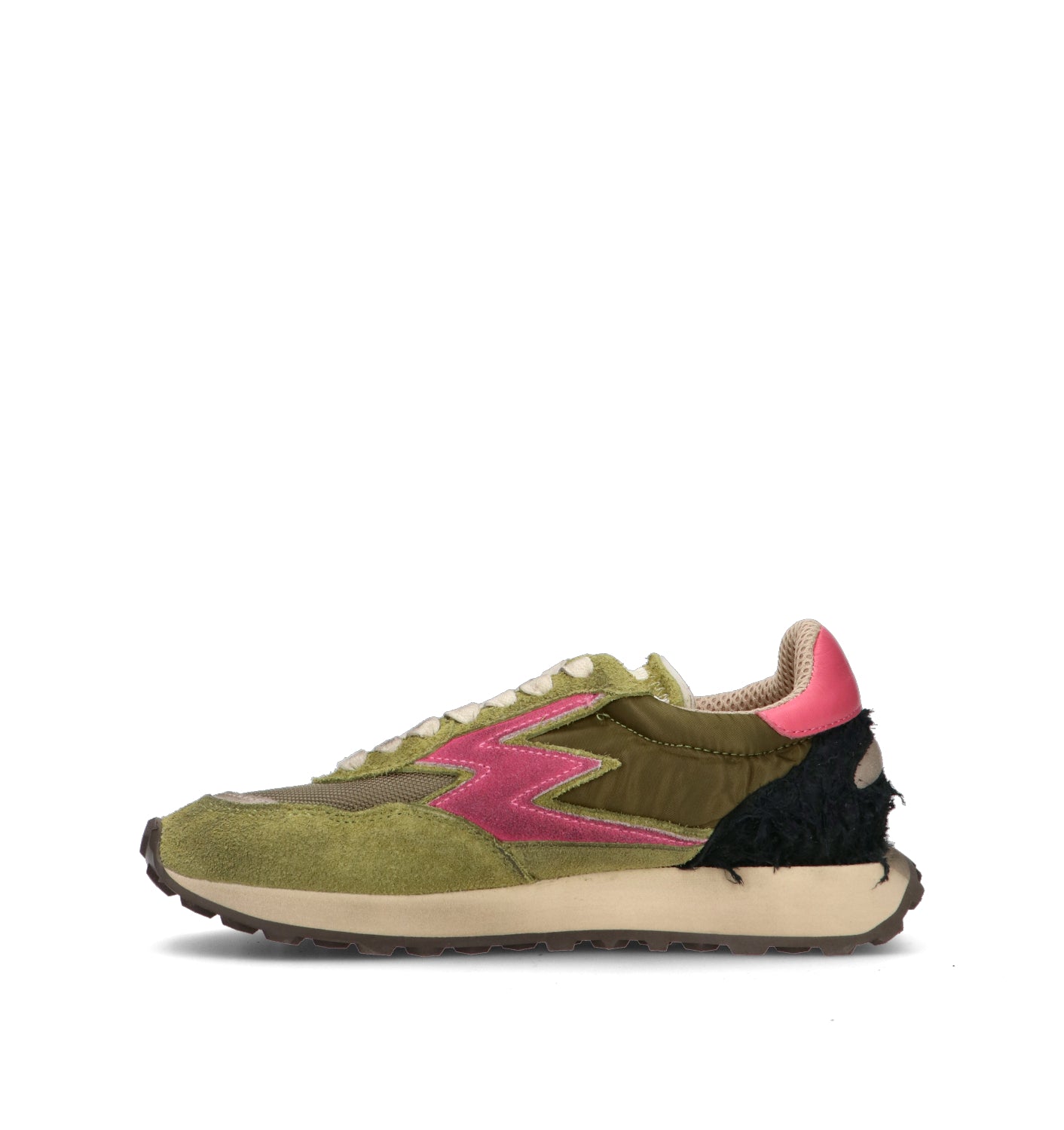 MOACONCEPT Sneaker donna verde/rosa
