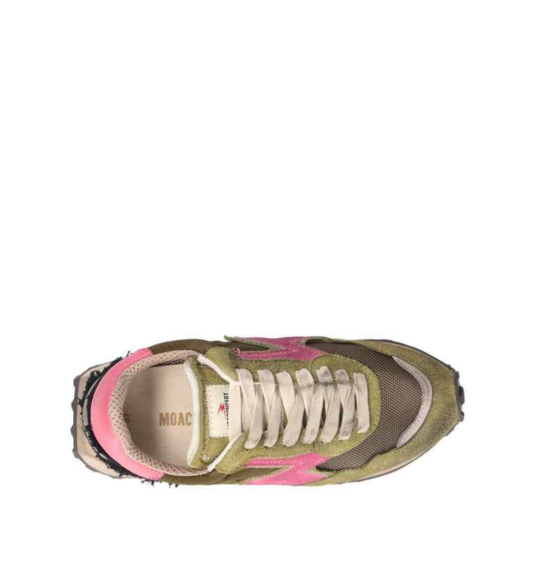 MOACONCEPT Sneaker donna verde/rosa
