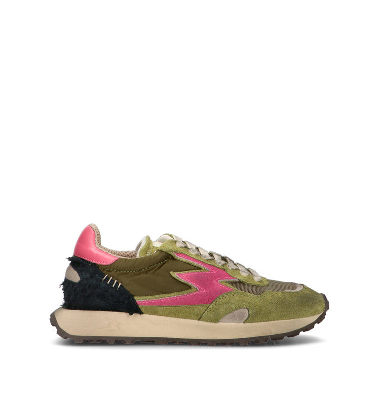 MOACONCEPT Sneaker donna verde/rosa