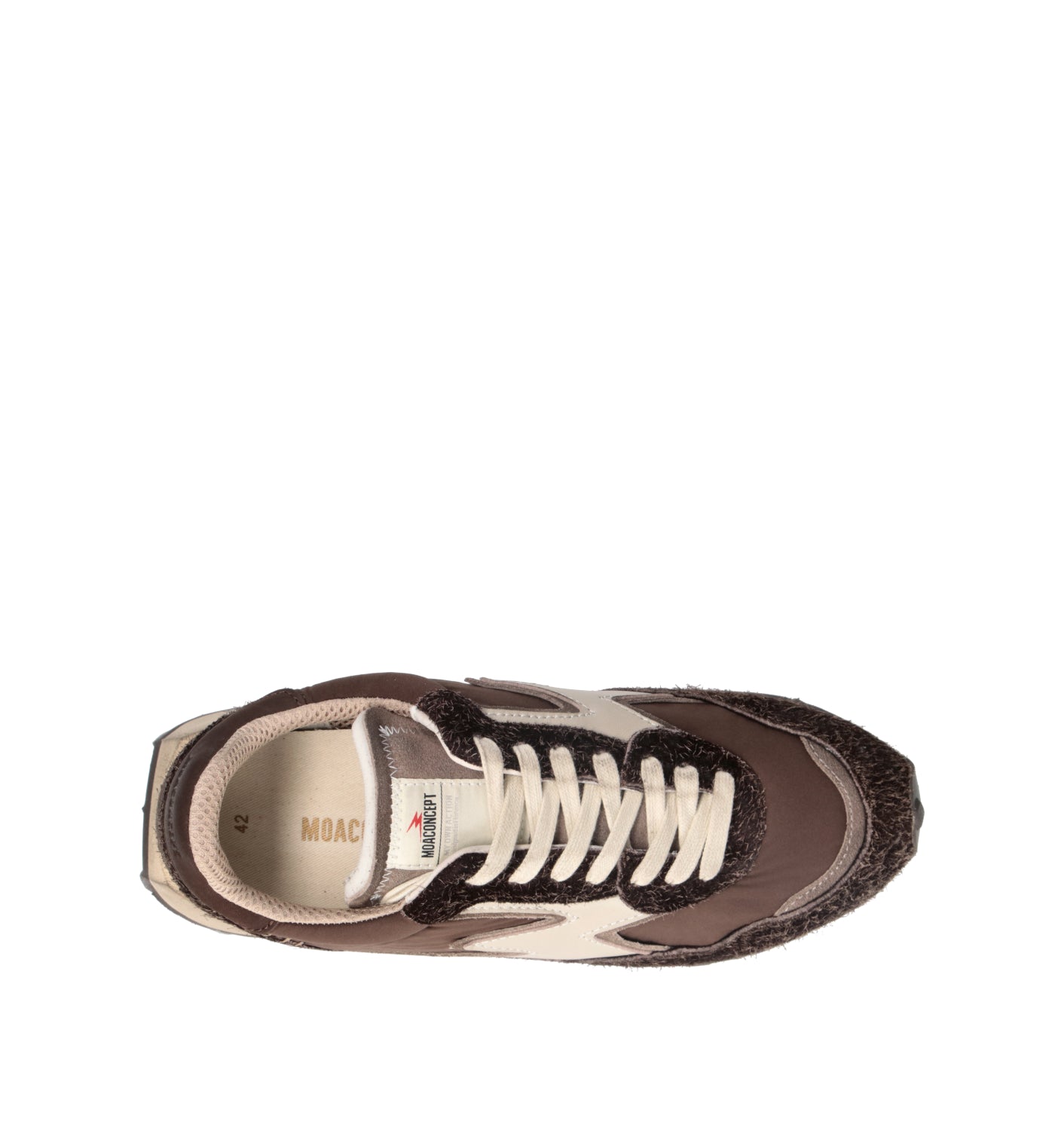 MOACONCEPT Sneaker donna marrone in suede