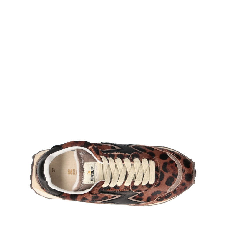 MOACONCEPT Sneaker donna maculata in cavallino