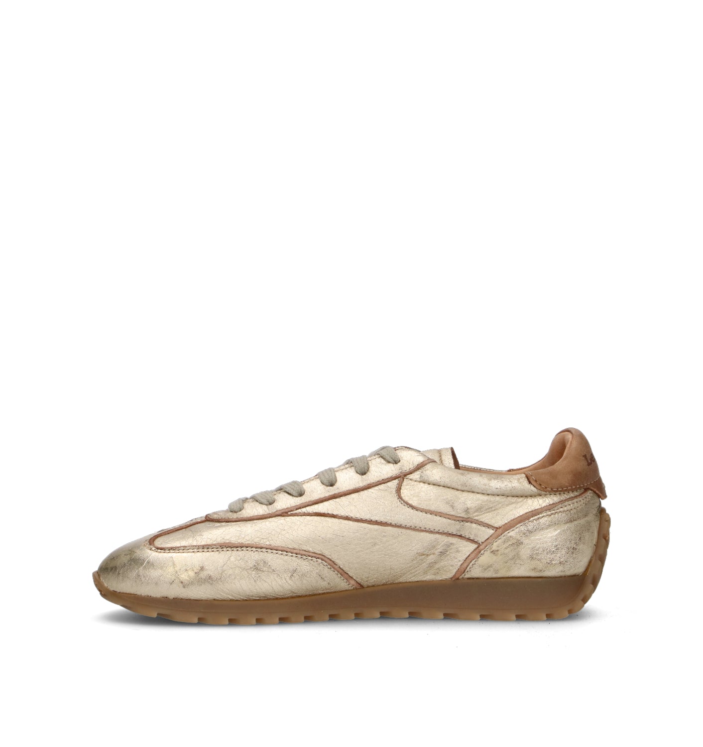 LEMARGO Sneaker donna platino in pelle