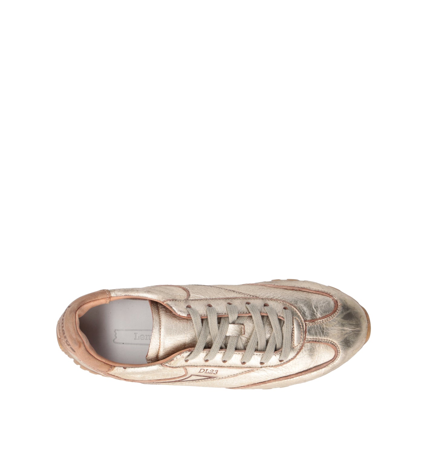 LEMARGO Sneaker donna platino in pelle