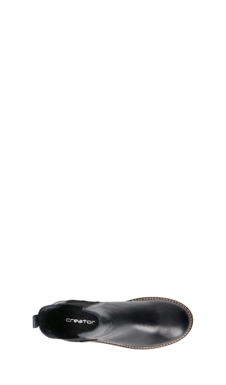 CREATOR Tronchetto donna blu in pelle