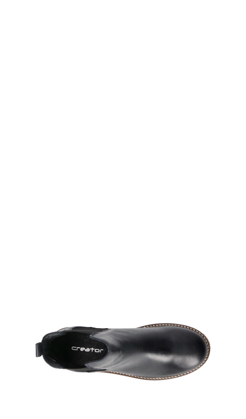 CREATOR Tronchetto donna blu in pelle