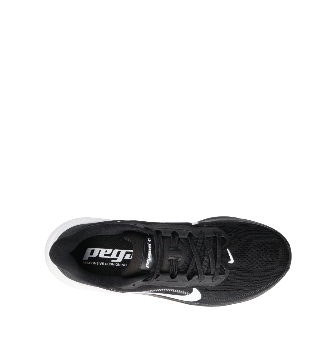 NIKE AIR ZOOM PEGASUS 42 Scarpa running uomo nera/bianca