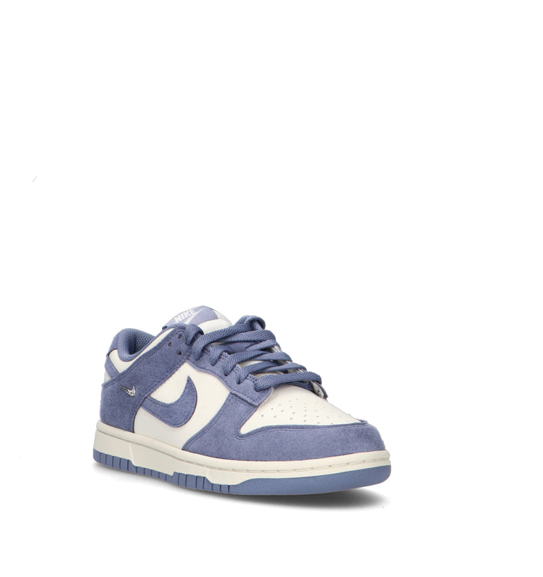 NIKE WMNS DUNK LOW Sneaker donna bianca/azzurra