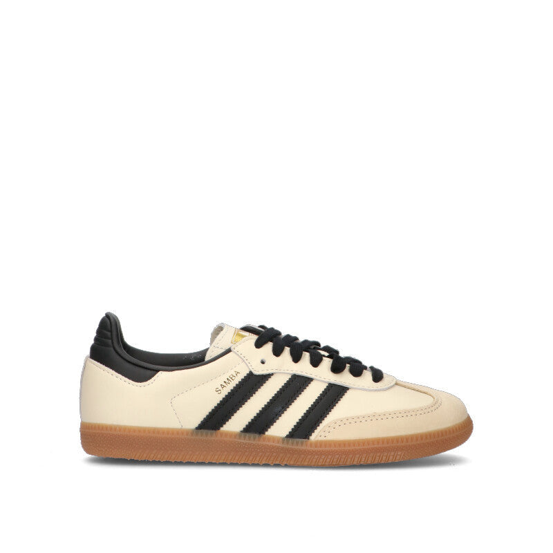 ADIDAS SAMBA OG W Sneaker donna bianca/nera in pelle