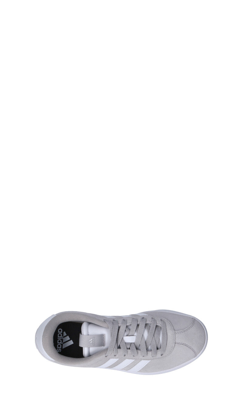 ADIDAS VL COURT 3.0 Sneaker donna grigia/bianca in suede