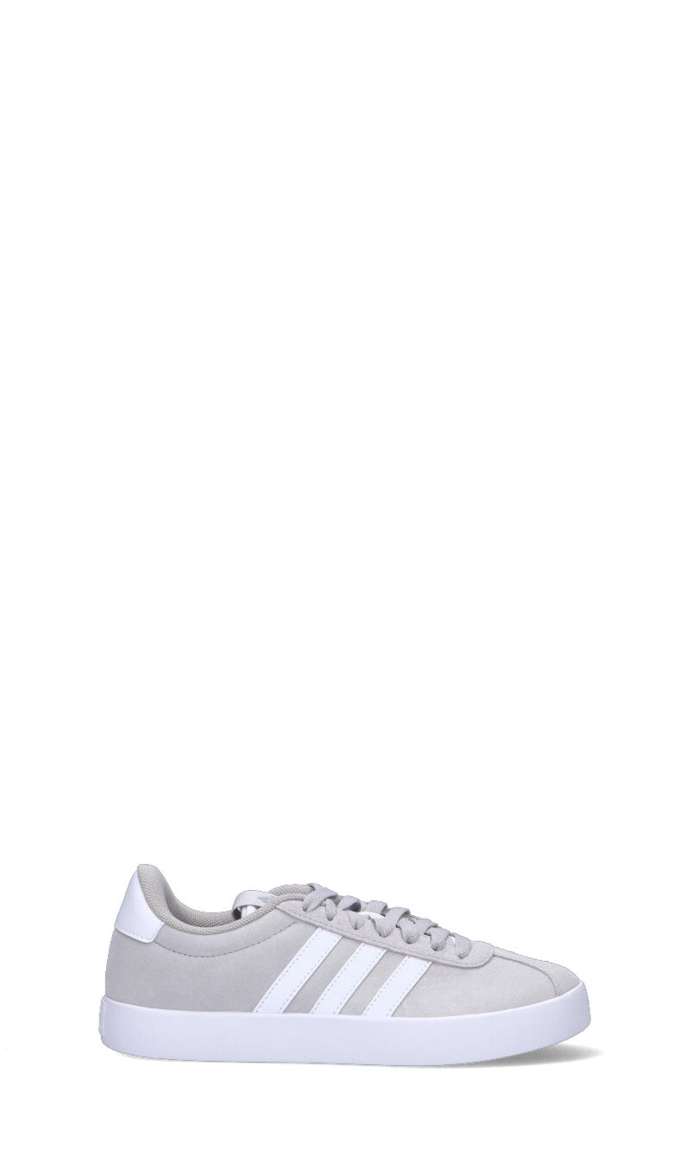 ADIDAS VL COURT 3.0 Sneaker donna grigia bianca in suede
